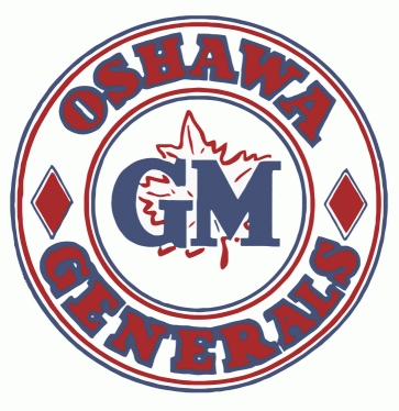 Oshawa Generals 1951 52-1952 53 Primary Logo vinyl decal